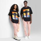 Jolie Noire Black History Month Gender Inclusive Black Hat Short Sleeve T-shirt - Black