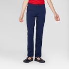 Girls' Skinny Ponte Uniform Trousers - Cat & Jack Navy (blue)