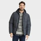 Men's Midweight Puffer Jacket - Goodfellow & Co Heather Gray