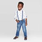 Oshkosh B'gosh Toddler Boys' Suspender Pull-on Pants - Blue