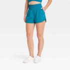 Women's High-rise Woven Shorts 3 - Joylab Teal Blue