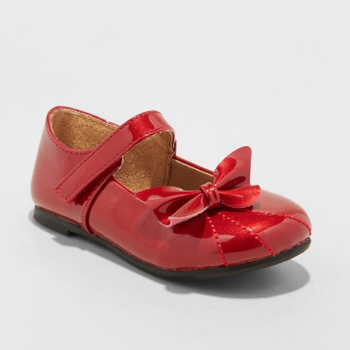 Toddler Girls' Flowers By Nina Morela Mary Jane - Red