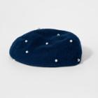 Girls' Beret With Pearls - Art Class Gray