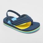 Toddler Boys' Soren Flip Flop Sandals - Cat & Jack Navy