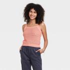 Women's Sweater Tank Top - Universal Thread Pink