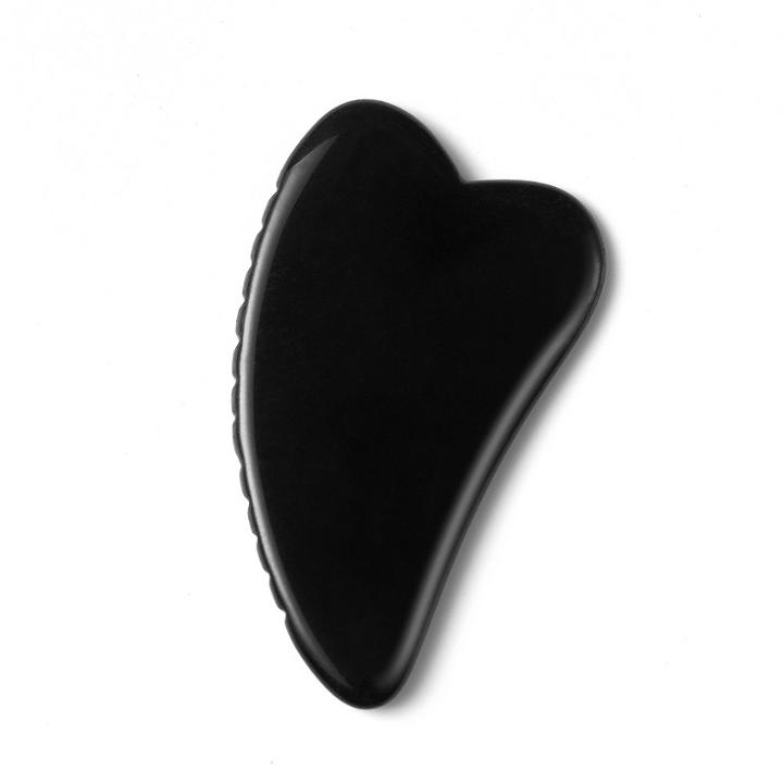Zoe Ayla Comb Edge Black Obsidian Gua
