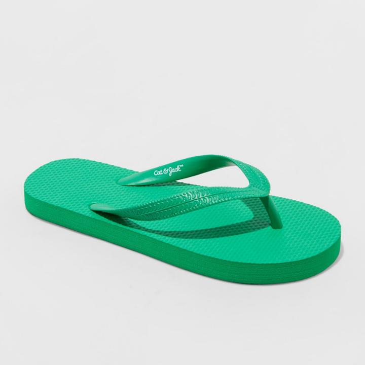Boys' Wayne Flip Flop Sandals - Cat & Jack Green