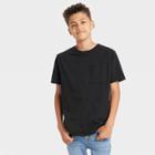 Boys' Knit Short Sleeve T-shirt - Art Class Black