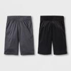 Boys' 2pk Activewear Shorts - Cat & Jack Black/charcoal