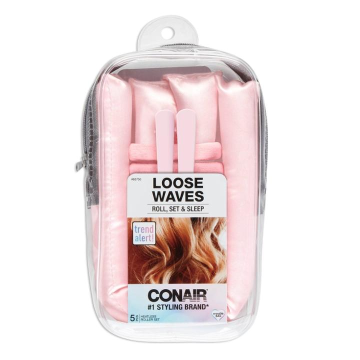 Conair Heatless Hair Roller Set - Pink