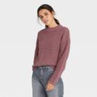 Women's Crewneck Pullover Sweater - Universal Thread Mauve