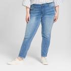 Women's Plus Size Curvy Skinny Jeans - Universal Thread Medium Wash