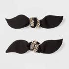 Target Hair Bow 2pc - A New Day Black