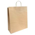 Spritz Xlarge Solid Natural With White Polka Dots Gift Bag -