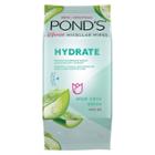 Pond's Vitamin Micellar Hydrate Facial Wipes - Vit B3 - Aloe Vera - 25ct, Women's