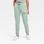 Women's With The Beatles Graphic Jogger Pants - Green
