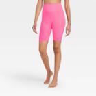 Women's High-rise Seamless Bike Shorts 7 - Joylab Pink