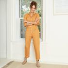 Women's Long Sleeve Collared Boilersuit - Universal Thread Yellow