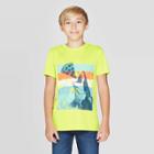 Petiteboys' Shark Short Sleeve Athletic Graphic T-shirt - Cat & Jack Yellow M, Boy's,