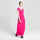 Women's Short Sleeve Maxi Dress - Mossimo Supply Co. Pink