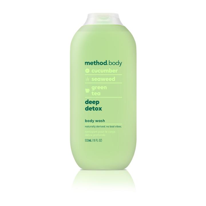 Method Body Wash Deep Detox - 18 Fl Oz, Pink