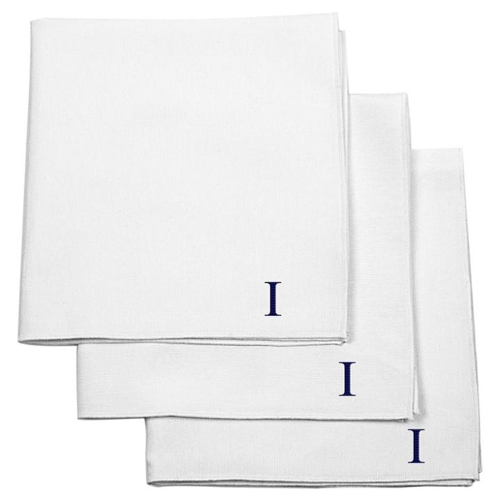 Cathy's Concepts Monogram Groomsmen Gift Handkerchief Set - I,