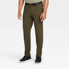 Men's Golf Pants - All In Motion Olive Green 30x30, Men's, Green Green
