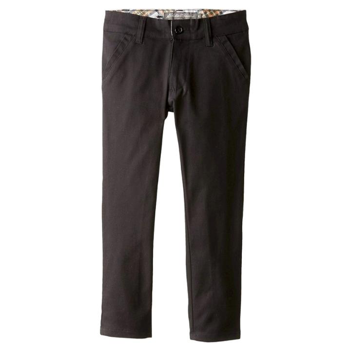 Eddie Bauer Girls' Stretch Skinny Uniform Chino Pants - Black