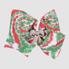 Girls' Nickelodeon Jojo Siwa Tie-dye Christmas Bow Hair Clip