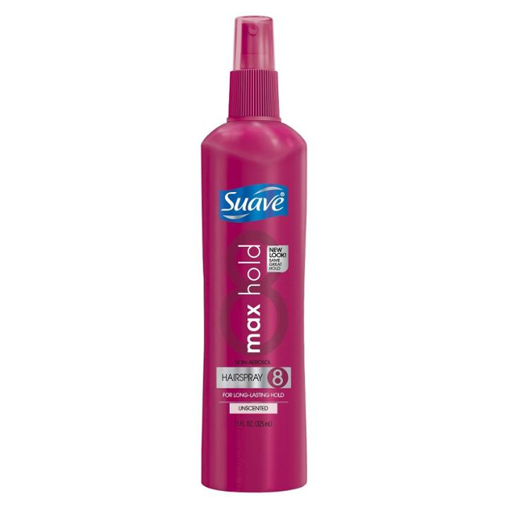 Suave Max Hold Unscented Non Aerosol Hairspray