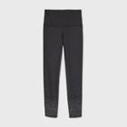 Girls' High-waisted Brushed Cozy Leggings - All In Motion Black Ombre