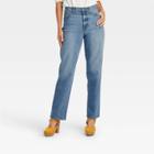 Women's 90's High-rise Vintage Straight Jeans - Universal Thread Medium Blue