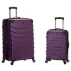 Rockland Special 2pc Expandable Abs Hardside Carry On Spinner Luggage