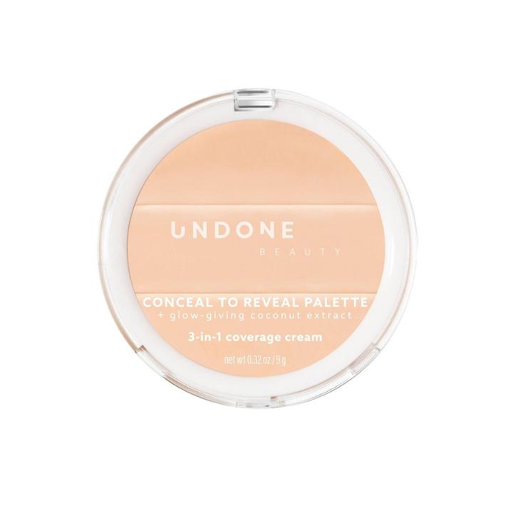 Undone Beauty Conceal To Reveal 3-in-1 Palette - Porcelain Light