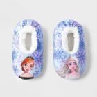 Disney Toddler Girls' Frozen Slipper Socks - Blue