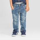 Genuine Kids From Oshkosh Toddler Boys' Pull-on Denim - Medium Blue