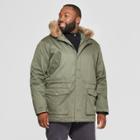 Men's Tall Cotton Winter Military Jacket - Goodfellow & Co Olive