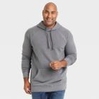 Men's Big & Tall Standard Fit Hooded Sweatshirt - Goodfellow & Co Gray