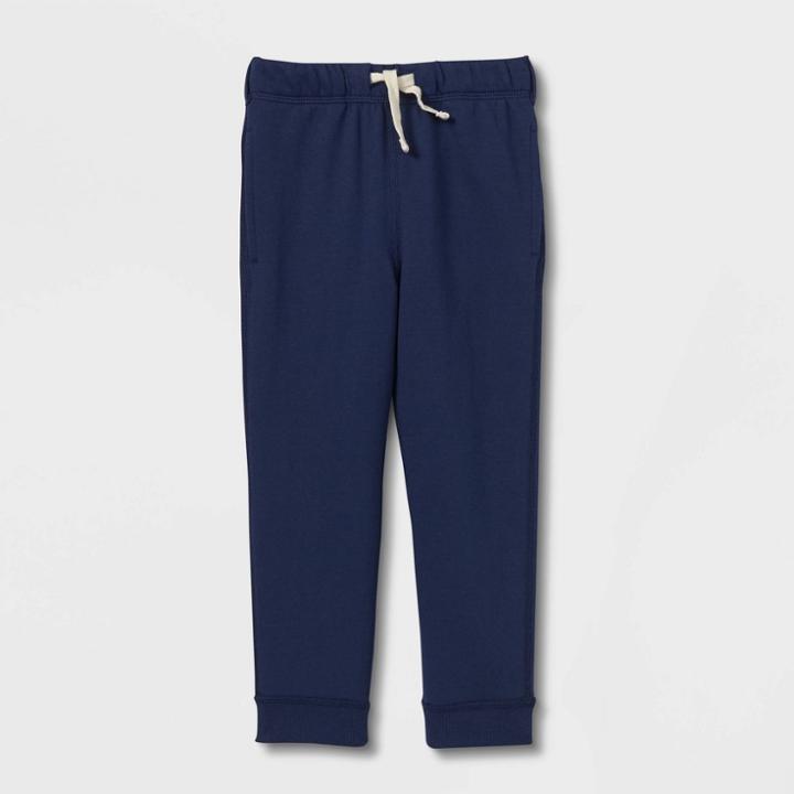 Toddler Adaptive Pull-on Jogger Pants - Cat & Jack Navy