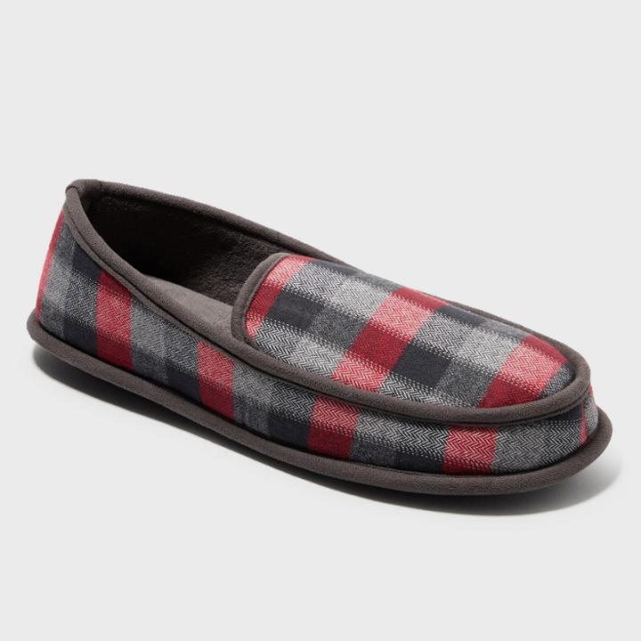 Target Men's Dearfoams Moccasin Slippers - Red