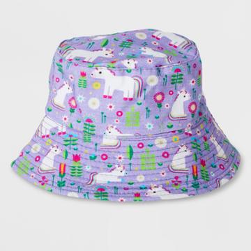 Unicorn Gardening Sun Hat Purple One Size - Kid Made Modern, Kids Unisex
