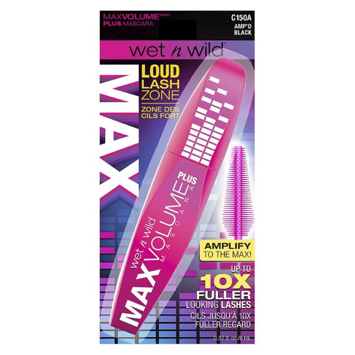 Wet N Wild Mega Volume Plus Mascara - Black
