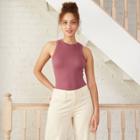 Women's Rib Layer Tank Top - A New Day Purple
