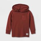 Oshkosh B'gosh Toddler Boys' Thermal Hoodie T-shirt - Maroon