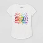Girls' Rainbow High Short Sleeve Graphic T-shirt - Off-white