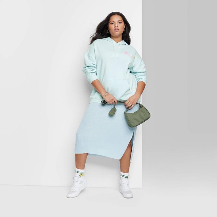 Women's Plus Size Ascot + Hart Graphic Hooded Sweatshirt -