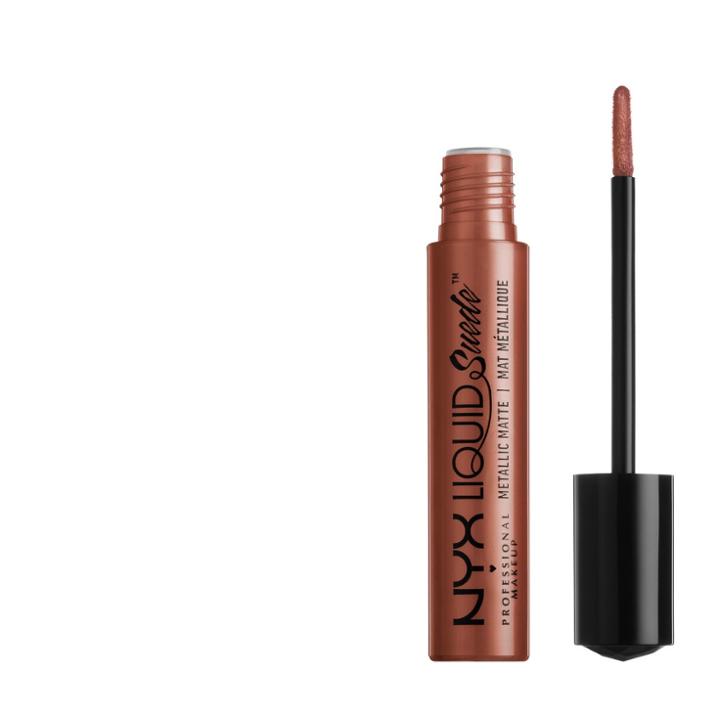 Nyx Professional Makeup Liquid Suede Metallic Mauve Mist