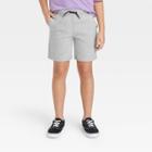Boys' Pull-on Above The Knee Knit Sport Shorts - Art Class Heather Gray