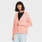 Women's Button-front Cardigans - A New Day Blush Peach