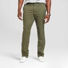 Men's Big & Tall Athletic Fit Hennepin Chino Pants - Goodfellow & Co Olive (green)